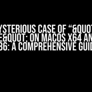 The Mysterious Case of “"deno compile" on macOS X64 and Linux X86: A Comprehensive Guide