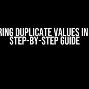 Uncovering Duplicate Values in T-SQL: A Step-by-Step Guide