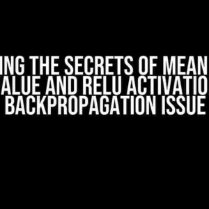 Unlocking the Secrets of Mean Square Value and RELU Activation Backpropagation Issue